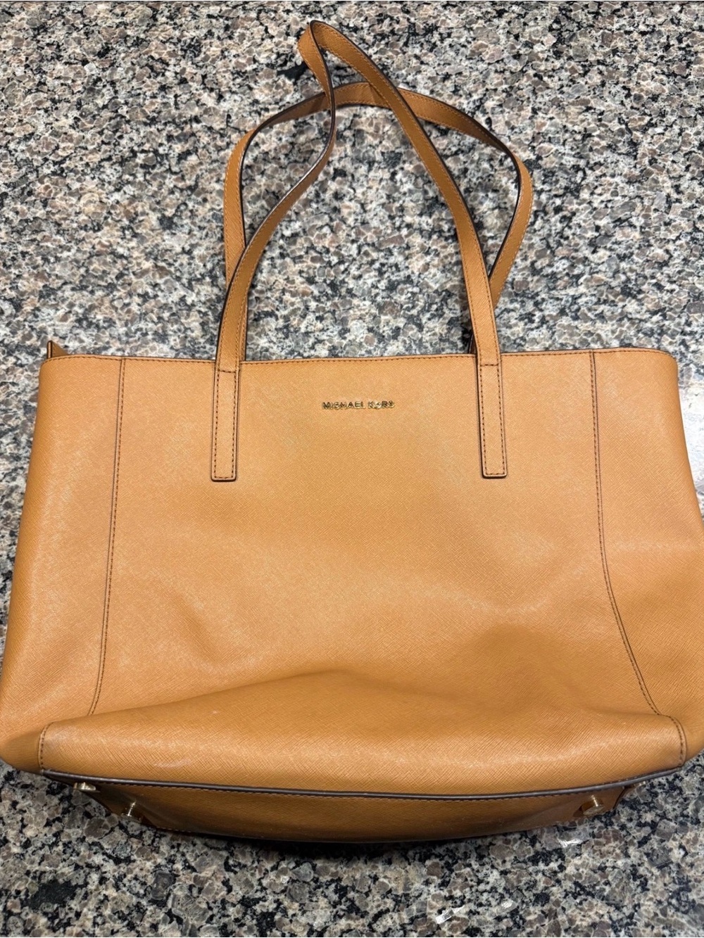 Michael Kors Camel/Tan Leather Tote Shoulder Bag
